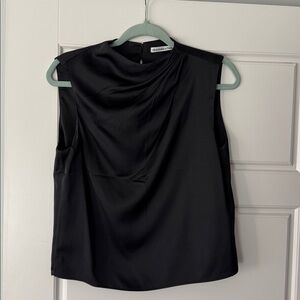 Abercrombie & Fitch Black Sleeveless Blouse